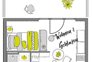 Möblierte Penthouse L-Apartments mit Dachterrasse - Urban Living Heilbronn – Schmollerstraße 55, 74074 Heilbronn, Heilbronn – Vorschaubild 6