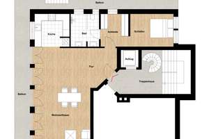 Lichtdurchflutetes Penthouse mit Dachterrasse im Kreuzviertel – 48147 Kreuz, Münster – Vorschaubild 17