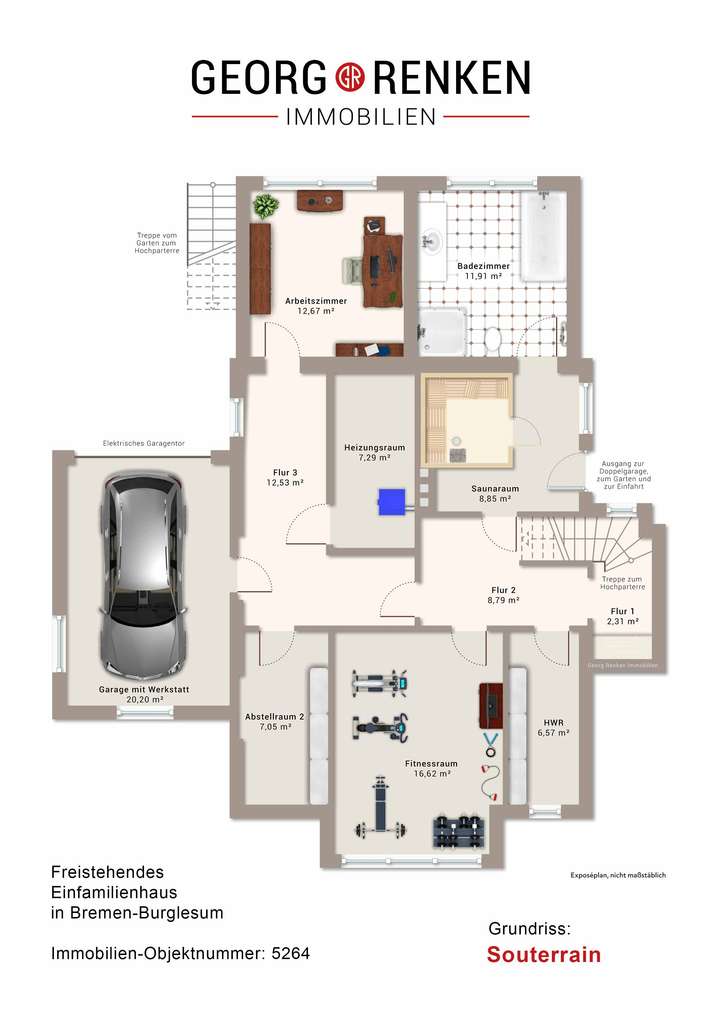 Grundriss Souterrain