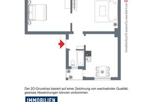 Schicke 2-Zimmer-Wohnung mit Wohnküche in Duisburg Neudorf – Uthmannstraße 11, 47057 Neudorf-Süd, Duisburg – Vorschaubild 3