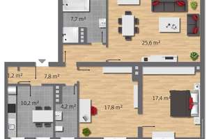 Platz für die Familie! Modernisierungsbedürftige 3,5-Raum-Wohnung in gepflegtem MFH in ruhiger Lage – Die vollständige Adresse der Immobilie erhältst du vom Anbieter., 45143 Altendorf, Essen – Vorschaubild 20