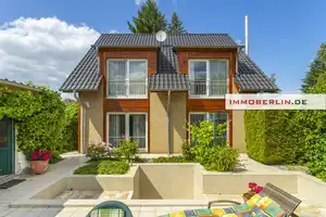 IMMOBERIN.DE - Fabelhaftes Haus mit Südgarten, Saunalandschaft & Garage in naturverbundener Lage – Teltow-Fläming (Kreis) – Vorschaubild 1