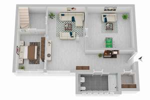 Loftfeeling auf zwei Etagen in ruhiger Lage – Die vollständige Adresse der Immobilie erhältst du vom Anbieter., 90443 Gugelstraße, Nürnberg – Vorschaubild 12