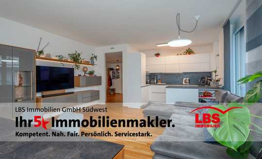 3-Zimmer ETW im 3.OG aus dem Jahre 2019 mit 2 Bädern, Einbauküche, Südloggia und TG-Stellplatz