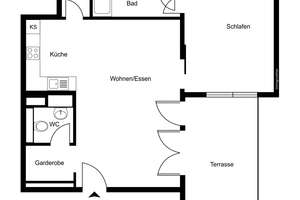 Chausseestraße, Mitte: 2-Zimmer-Neubauwohnung, große Terrasse, Stellplatz, hochwertige Ausstattung – Chausseestraße 37, 10115 Mitte (Ortsteil), Berlin – Vorschaubild 4