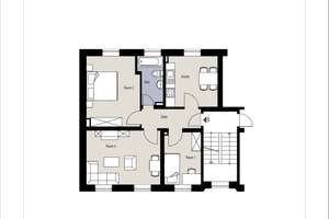 modernisierte 3-Zimmer-Wohnung OHNE Balkon – Hülser Straße 547, 47803 Inrath/Kliedbruch, Krefeld – Vorschaubild 2