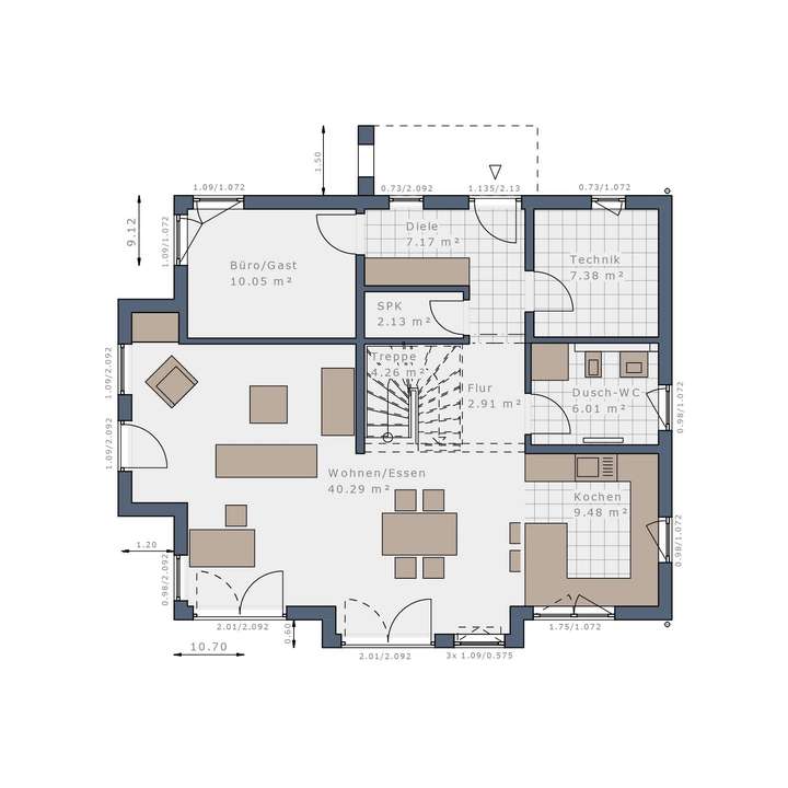 Grundriss Erdgeschoss