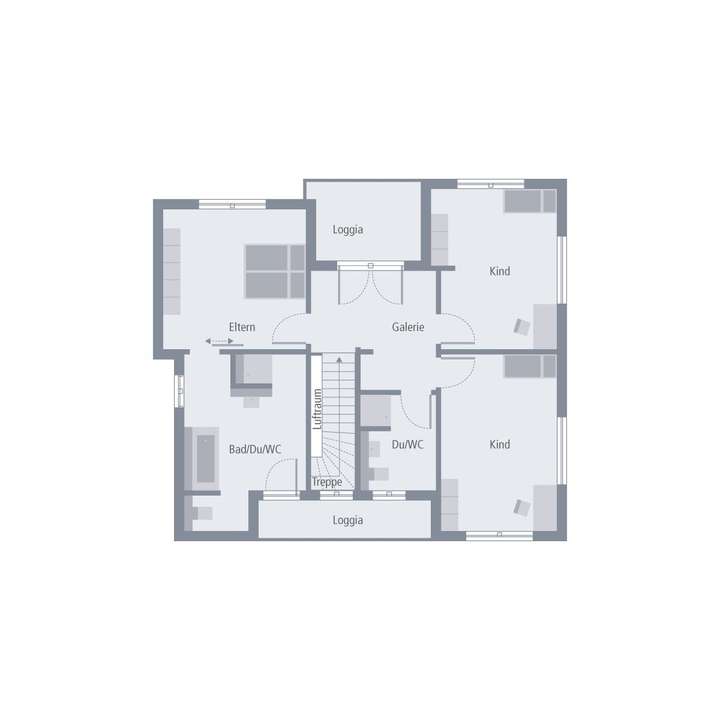 Grundriss Obergeschoss