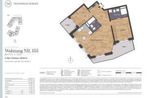 3-Zimmer-Neubauwohnung, 2. OG, 2x Loggia – Die vollständige Adresse der Immobilie erhältst du vom Anbieter., 81825 Josephsburg, München – Vorschaubild 37