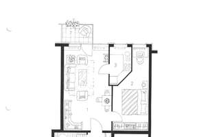 Schöne 2-Raum-Wohnung mit Balkon und EBK  in SW-Lage – Hiddenseestr. #+, 40468 Unterrath, Düsseldorf – Vorschaubild 3