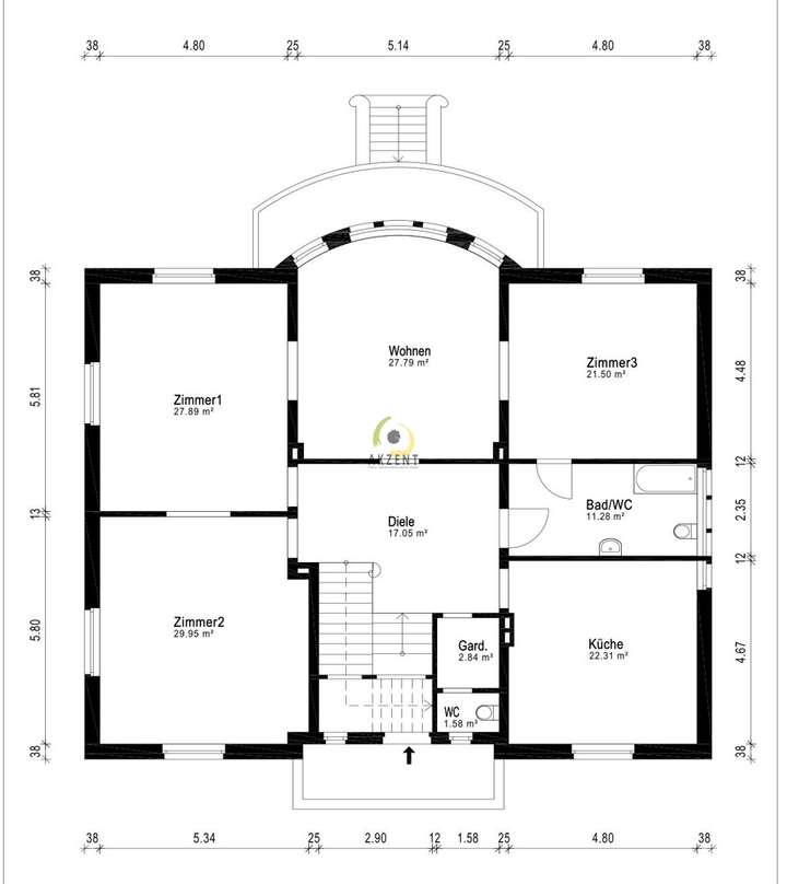 Grundriss Erdgeschoss