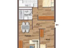 NEU: Frisch renovierte 3-Zimmer-Wohnung in Paunsdorf-Nord mit Wohlfühlfaktor! – Rotfuchsstraße 13, 4329 Heiterblick, Leipzig – Vorschaubild 10
