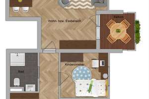 4-Zi.-Maisonette-Wohnung mit Balkon und TG-Stellplatz - vermietet – Die vollständige Adresse der Immobilie erhältst du vom Anbieter., 72764 Reutlingen-Mitte, Reutlingen – Vorschaubild 18