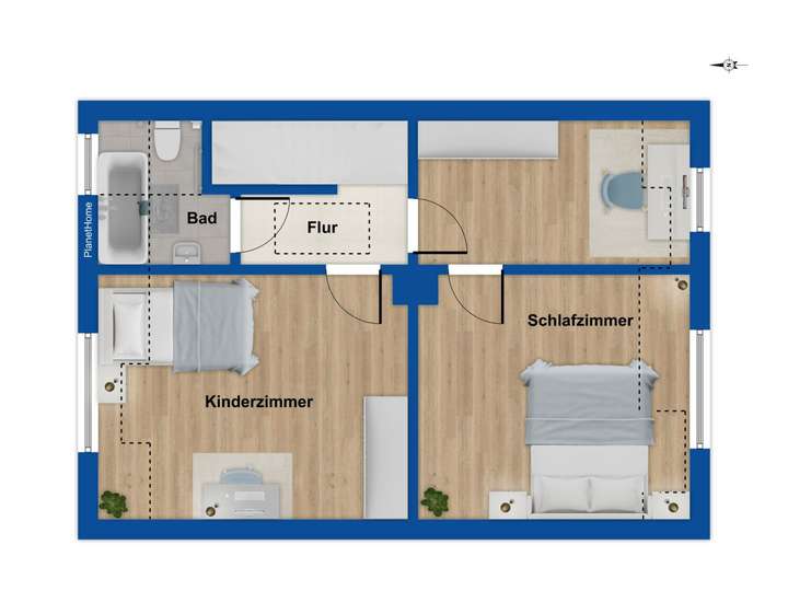 Grundriss Obergeschoss