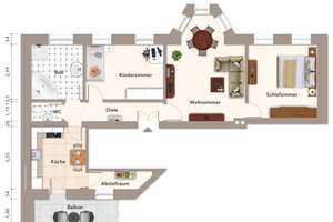 Moderne 3-Raumwohnung mit Balkon, EBK und Aufzug ! – Halberstädter Straße 86, 39112 Sudenburg, Magdeburg – Vorschaubild 20