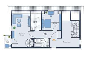 3,5-Zimmer-Maisonette-Wohnung mit Balkon und Tiefgarage in Ingolstadt-Nord! – Die vollständige Adresse der Immobilie erhältst du vom Anbieter., 85055 Nordost, Ingolstadt – Vorschaubild 21