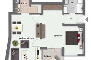 MITTEN IN DER CITY - MIT BALKON IN DEN GRÜNEN UND RUHIGEN INNENHOF! – Die vollständige Adresse der Immobilie erhältst du vom Anbieter., 76133 Innenstadt-West, Karlsruhe – Vorschaubild 4