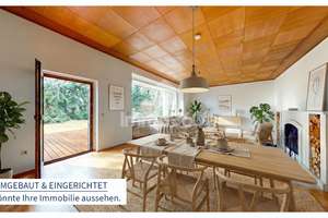 Schönes Einfamilienhaus in Bungalow-Bauweise mit Kamin & Südwest-Terrasse – Die vollständige Adresse der Immobilie erhältst du vom Anbieter., 14089 Gatow, Berlin – Vorschaubild 2