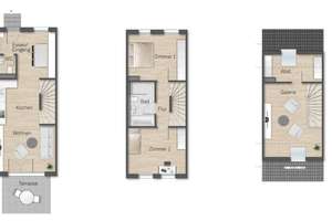 Elegantes 5,5-Zimmer-Reihenmittelhaus mit 2 großen Tiefgaragen und Südterasse in Weingarten (Baden) – Ulmenplatz 1/2, 76356 Weingarten (Baden) – Vorschaubild 15