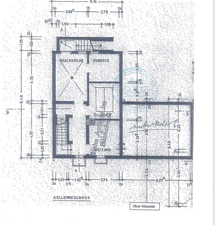 Grundriss Keller