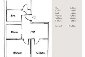 3-Zimmer-Wohnung mit Badewanne - Wohnberechtigungsschein erforderlich – 39124 Neue Neustadt, Magdeburg – Vorschaubild 14