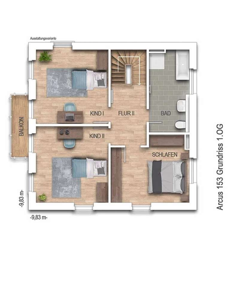 Immobilie in Staudernheim - Moderne Stadtvilla mit Erker und Balkon! Massiv! Schlüsselfertig! Heinz von Heiden - Bild 2
