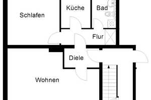 schöne 2-Zimmer-Wohnung auf dem Sedansberg – Elsternstr. 23, 42281 Wuppertal – Vorschaubild 2