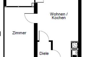 Klein + Fein = Dein! 2-Zimmer-Apartment + Loggia, offener Kochbereich, Wannenbad, Aufzug – Gropiusweg 17, 44801 Querenburg, Bochum – Vorschaubild 14