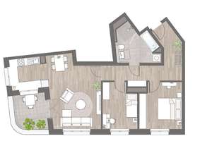 Ihr Raum, Ihre Wahl: Flexible Grundrisse mit optionaler Trennwand – Bonner Str. 168, 50968 Raderberg, Köln – Vorschaubild 10