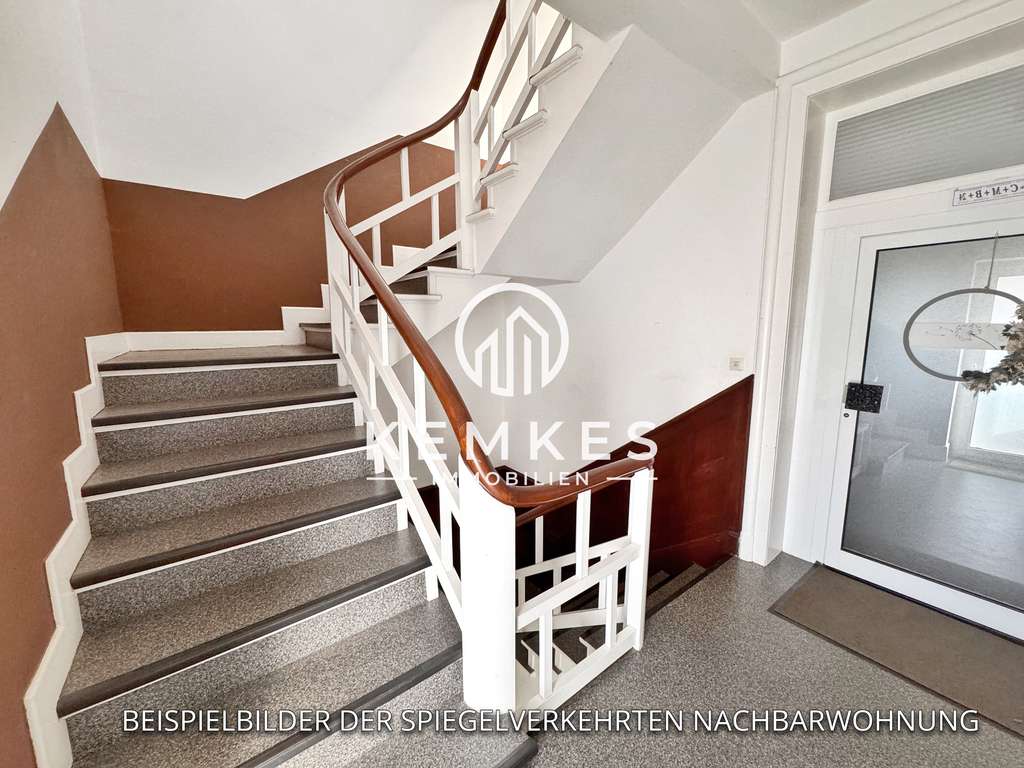 Immobilie in Rees - Großzügige Maisonettewohnung mit Galerie & Dachterrasse - Über den Dächern von Rees - Bild 3