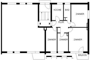 Helle 4-Zimmer-Wohnung mit Balkon – Dammerbergstr. 9, 28309 Hemelingen (Ortsteil), Bremen – Vorschaubild 7