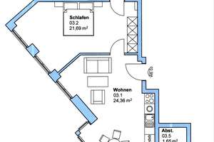 2-Zimmer-Neubauwohnung in Stader Innenstadtnähe - wahlweise möbliert oder unmöbliert – 21680 Stade – Vorschaubild 10