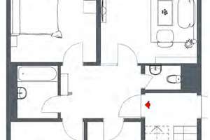 3 Zimmerwohnung mit Balkon und gutem Schnitt in komfortabler Lage – Kochelseeweg 23, 70378 Hofen, Stuttgart – Vorschaubild 6