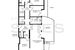 Wohnen ohne Barrieren – Erdgeschosswohnung mit traumhaftem Garten – 28355 Oberneuland, Bremen – Vorschaubild 9