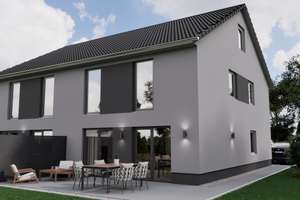 Preiswerte Doppelhaushälfte mit KELLER und GRUNDSTÜCK in SOLIDEM Umfeld, Neubau, FBH, A+, PV – Die vollständige Adresse der Immobilie erhältst du vom Anbieter., 40599 Hassels, Düsseldorf – Vorschaubild 2
