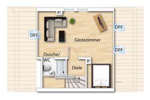 Sie suchen etwas Besonderes? 08/15 war gestern! - DHH mit Garten in Weiherhaus – Die vollständige Adresse der Immobilie erhältst du vom Anbieter., 90455 Kornburg, Worzeldorf, Nürnberg – Vorschaubild 8