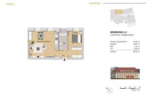 ***2 Zi.-Wohnung im EG, WE 2-2 zum Eigennutz od. Kapitalanlage***
