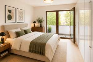 Attraktive 3-Zimmer-Wohnung in ruhiger Lage mit Balkon und EBK – Schlierseestrasse 9, 81541 Obergiesing, München – Vorschaubild 6
