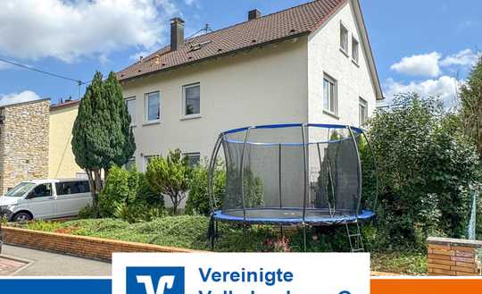 Tolles 2 Familienhaus mit großem Garten und zwei Garagen - 1 WE vermietet