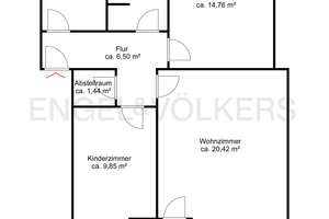 Helle 3-Zimmer Dachgeschosswohnung mit Fernwärme in Bremen-Gartenstadt Süd! – Die vollständige Adresse der Immobilie erhältst du vom Anbieter., 28201 Gartenstadt Süd, Bremen – Vorschaubild 13