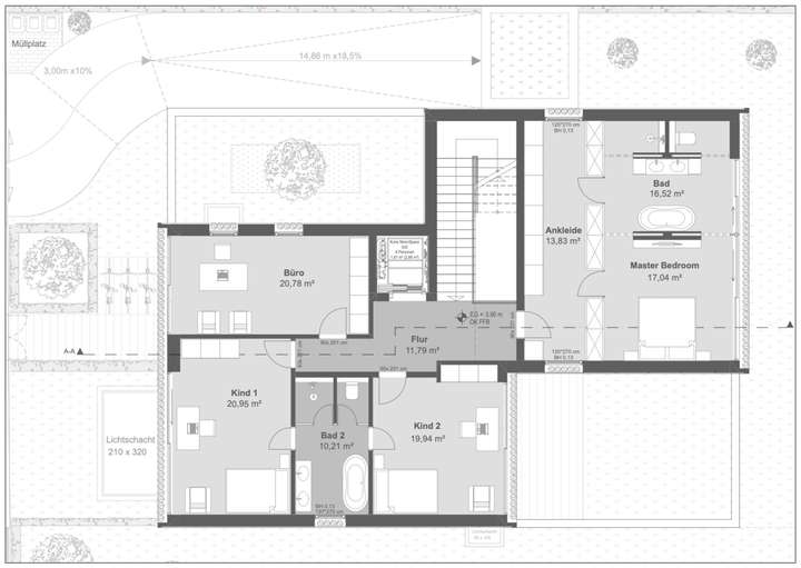 Grundriss/Planung OG