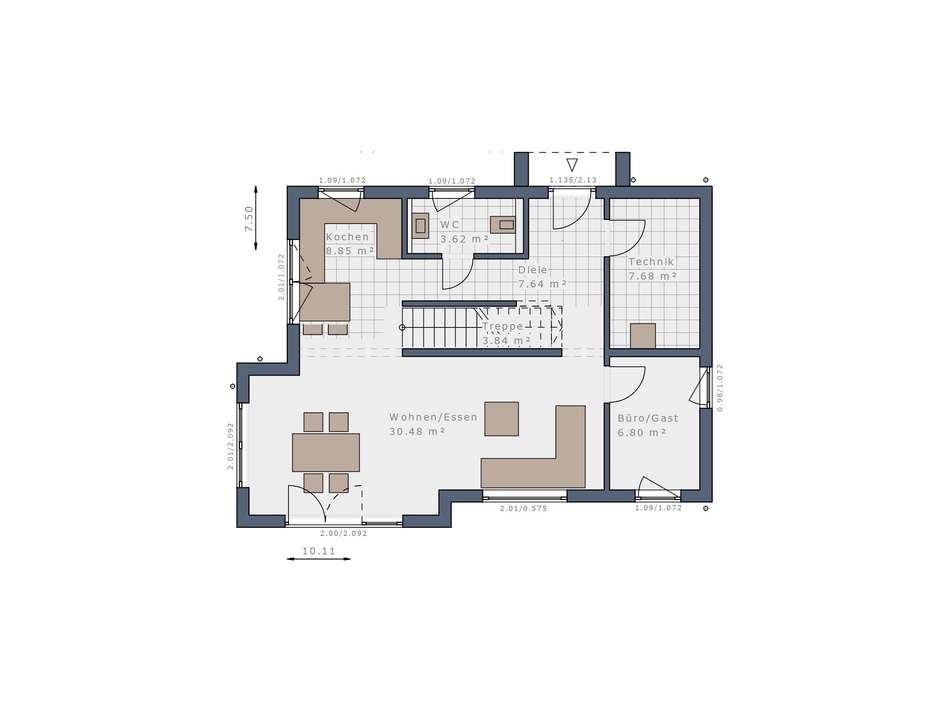 Grundriss Erdgeschoss