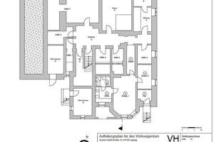 Einzeldenkmal im Waldstraßenviertel: Helle+ruhige 5-Zimmerwhg. mit Stuck, 3 min Fußweg ins Rosental – Die vollständige Adresse der Immobilie erhältst du vom Anbieter., 4105 Zentrum-Nordwest, Leipzig – Vorschaubild 16