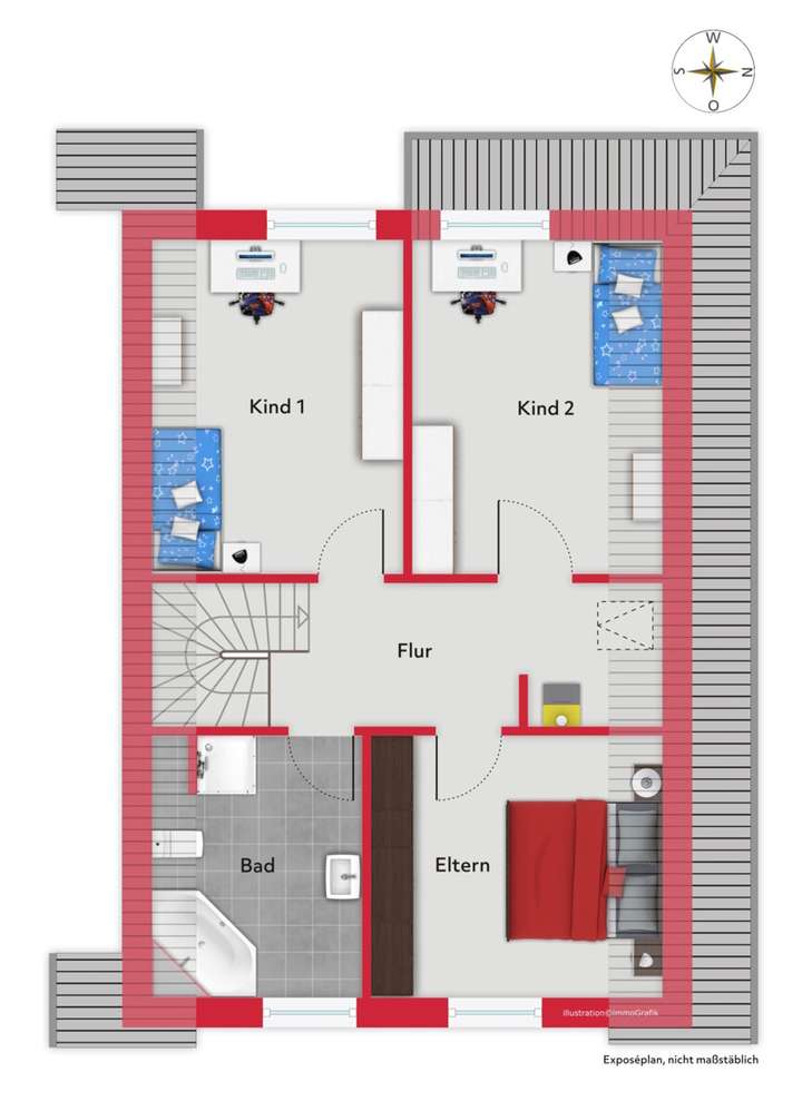 Grundriss Dachgeschoss