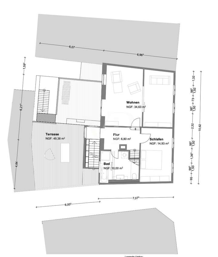 Grundriss 1. Obergeschoss