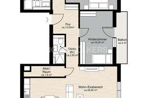 Attraktive 4-Zimmer Wohnung im Oxpark – Die vollständige Adresse der Immobilie erhältst du vom Anbieter., 22419 Langenhorn, Hamburg – Vorschaubild 21