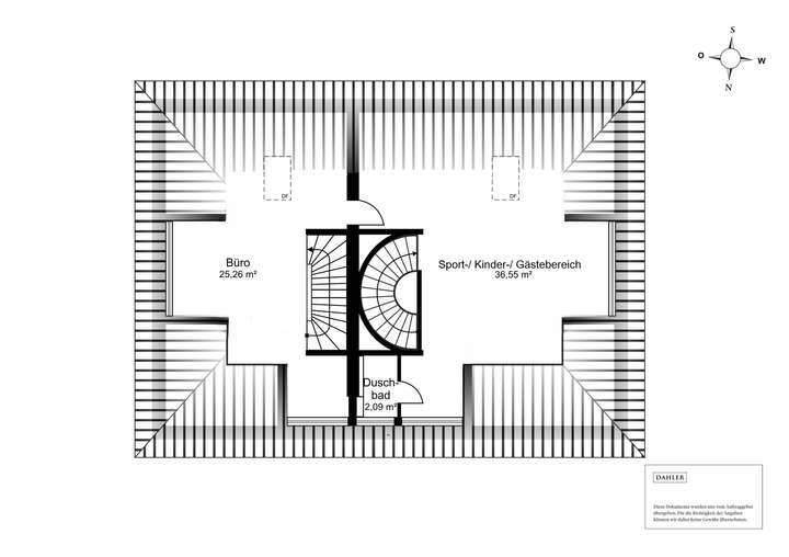 Grundriss Dachgeschoss