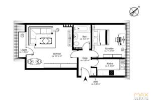 Sonnenverwöhnte 2-Zimmer-Wohnung in Marienthal-  mit Süd-West-Balkon und Blick ins Grüne – Lydiastr. 4, 22041 Wandsbek (Ortsteil), Hamburg – Vorschaubild 10