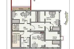 Reserviert! Festpreis: 1.030.000 €,  MFH 390 qm, Top-Lage in Mögeldorf. – Blütenstraße 6, 90480 Nürnberg – Vorschaubild 49