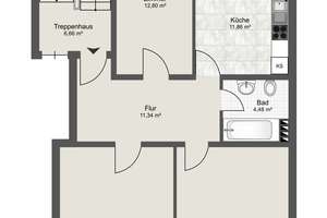Tolle Wohnung mit Balkon im 7 FH in begehrter Wohnlage – Die vollständige Adresse der Immobilie erhältst du vom Anbieter., 68259 Wallstadt, Mannheim – Vorschaubild 11